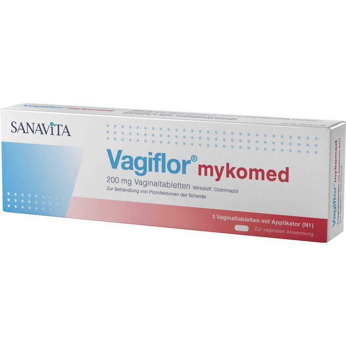 Vagiflor mykomed 200 mg Vaginaltabletten bei Pilzinfektionen der Scheide, 3 St. Tabletten