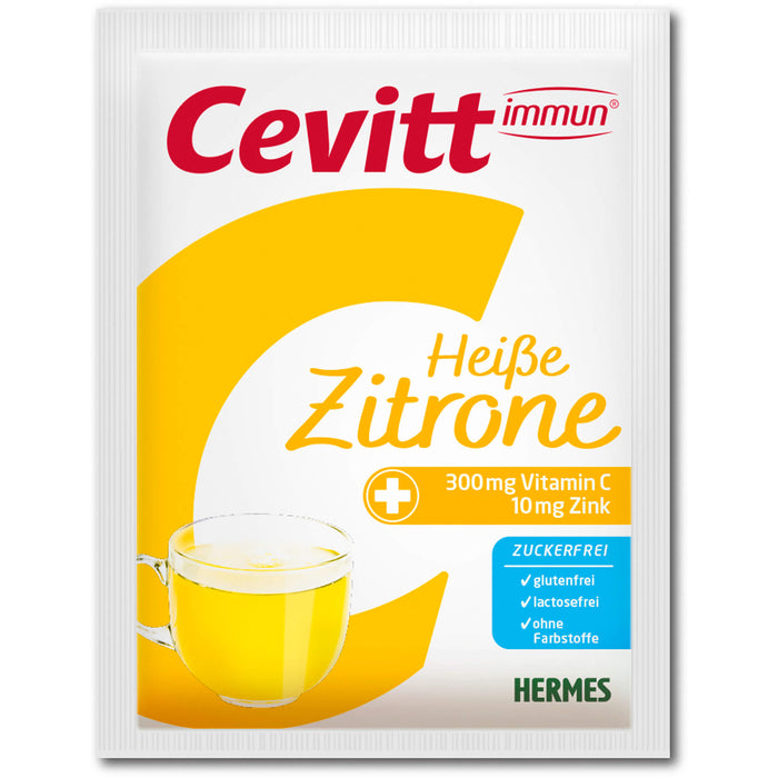 Cevitt immun Heiße Zitrone zuckerfrei Granulat, 14.0 St. Beutel