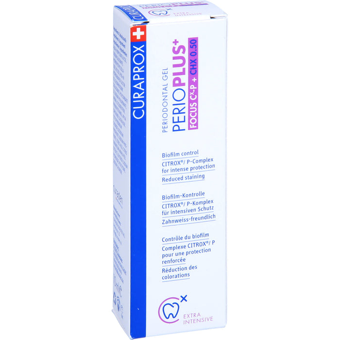 CURAPROX Perio Plus+ Focus Zahncreme, 10 ml Zahncreme