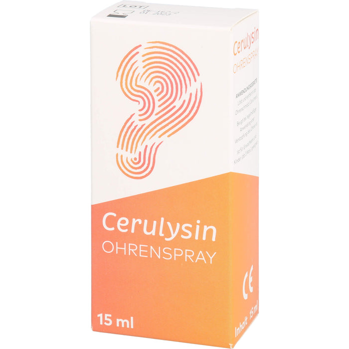 Cerulysin Ohrenspray zur regelmäßigen Reinigung des Ohres, 15 ml Lösung