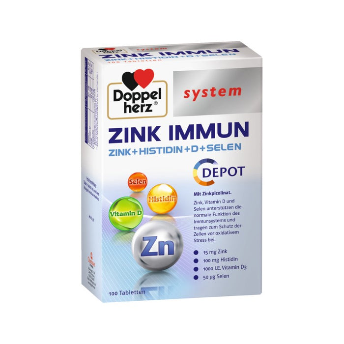 Doppelherz system Zink Immun Depot Tabletten, 100 St. Tabletten