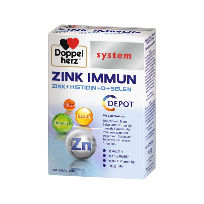 Doppelherz system Zink Immun Depot Tabletten, 100 St. Tabletten
