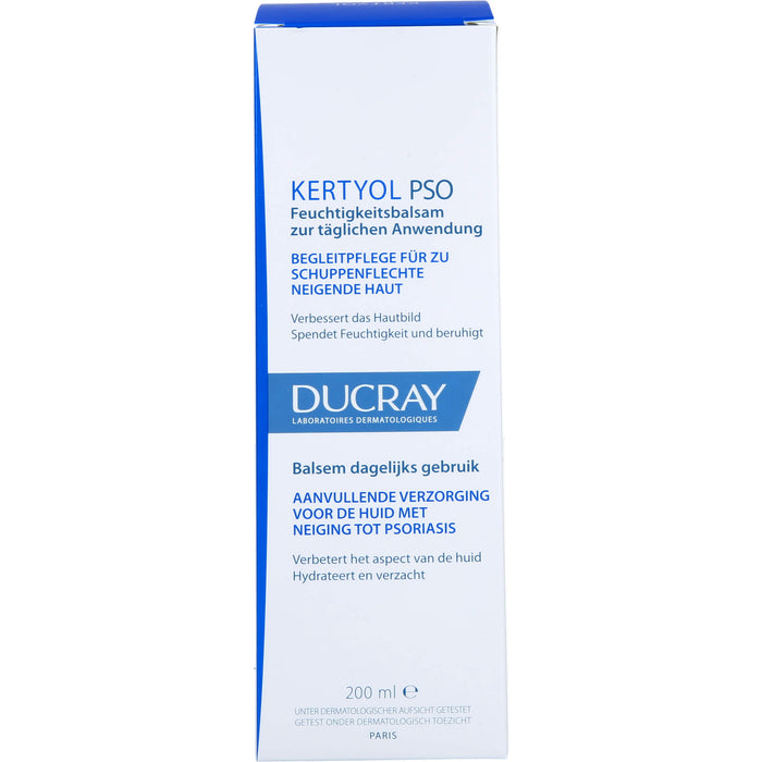 DUCRAY Kertyol P.S.O. Feuchtigkeitsbalsam verbessert das Hautbild und lindert Juckreiz, 200 ml Balsam