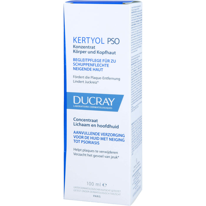 DUCRAY Kertyol P.S.O. Konzentrat Körper und Kopfhaut, 100 ml Lösung