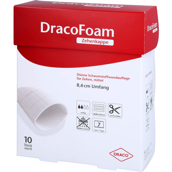 DracoFoam Zehenkappe Mittel, 10 St VER