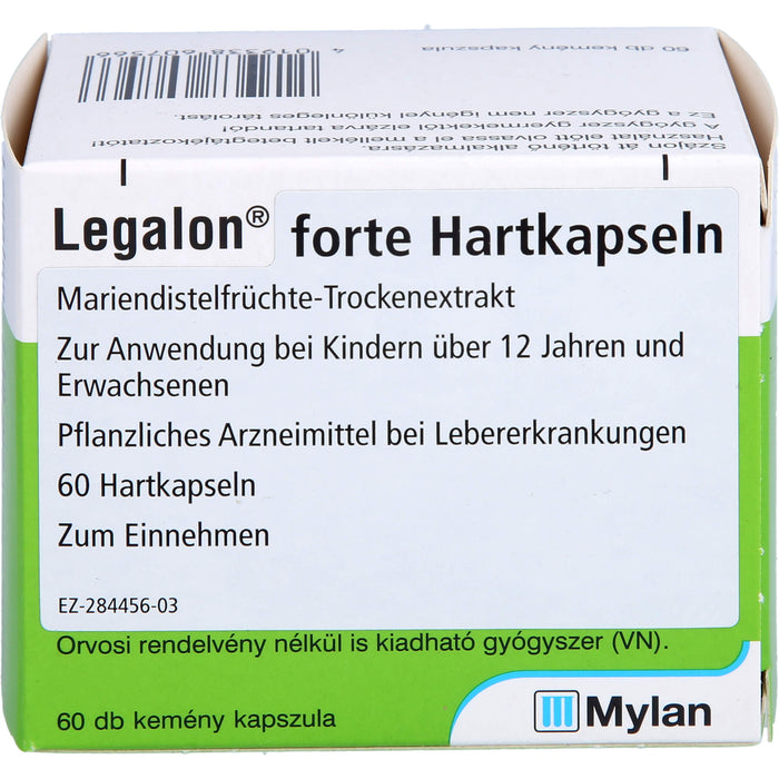 Legalon forte Eurim Hartkapseln bei Lebererkrankungen, 60 St. Kapseln