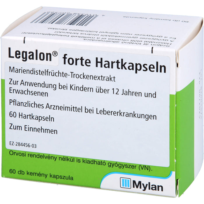 Legalon forte Eurim Hartkapseln bei Lebererkrankungen, 60 St. Kapseln