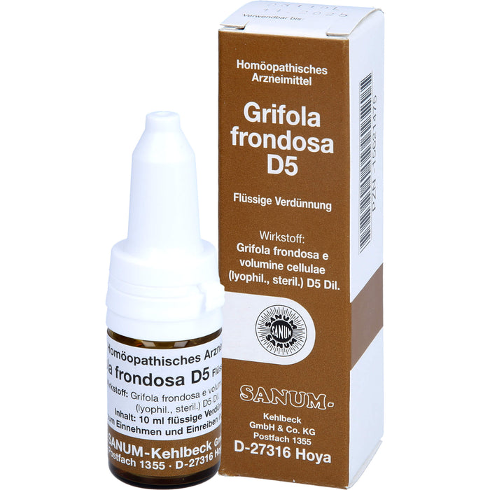 SANUM-KEHLBECK Grifola frondosa D5 flüssige Verdünnung, 10 ml Lösung