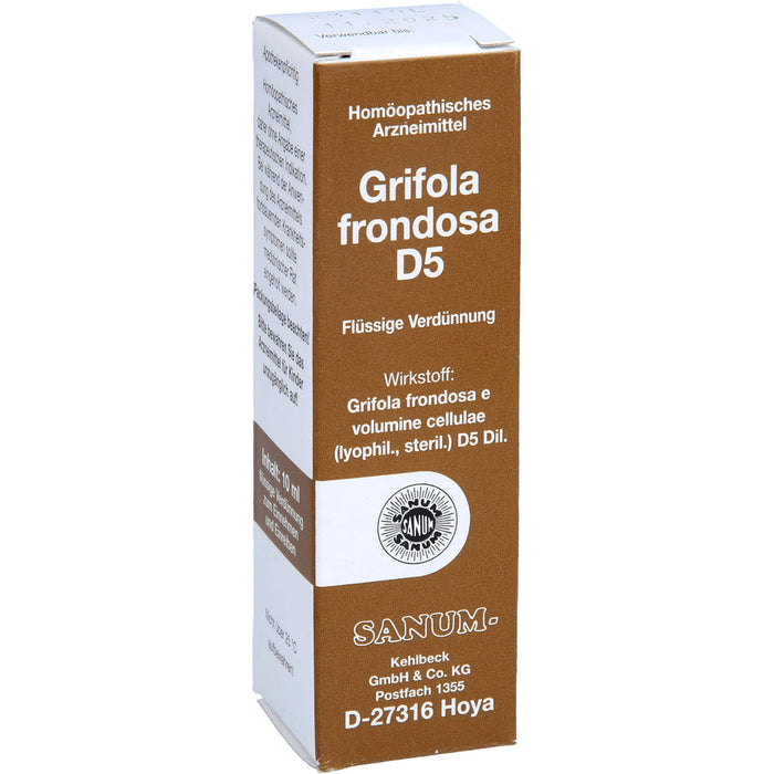 SANUM-KEHLBECK Grifola frondosa D5 flüssige Verdünnung, 10 ml Lösung