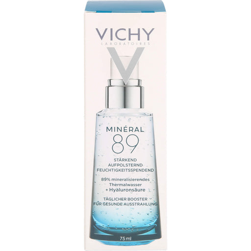 VICHY Minéral 89 Hyaluron Boost mit Sofort Effekt Elixier, 75 ml Lösung