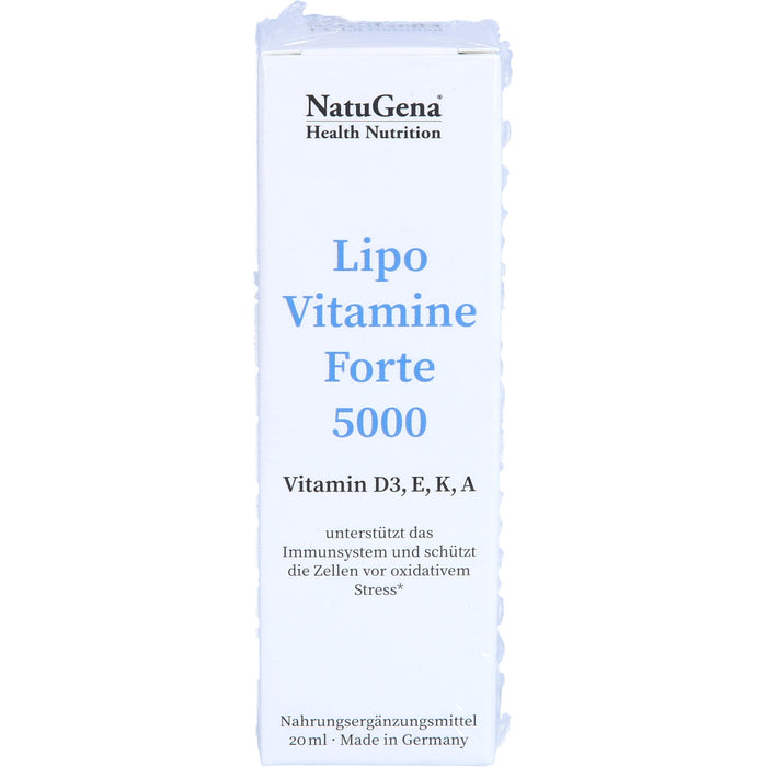 NatuGena LipoVitamine Forte 5000 Tropfen, 20 ml Lösung