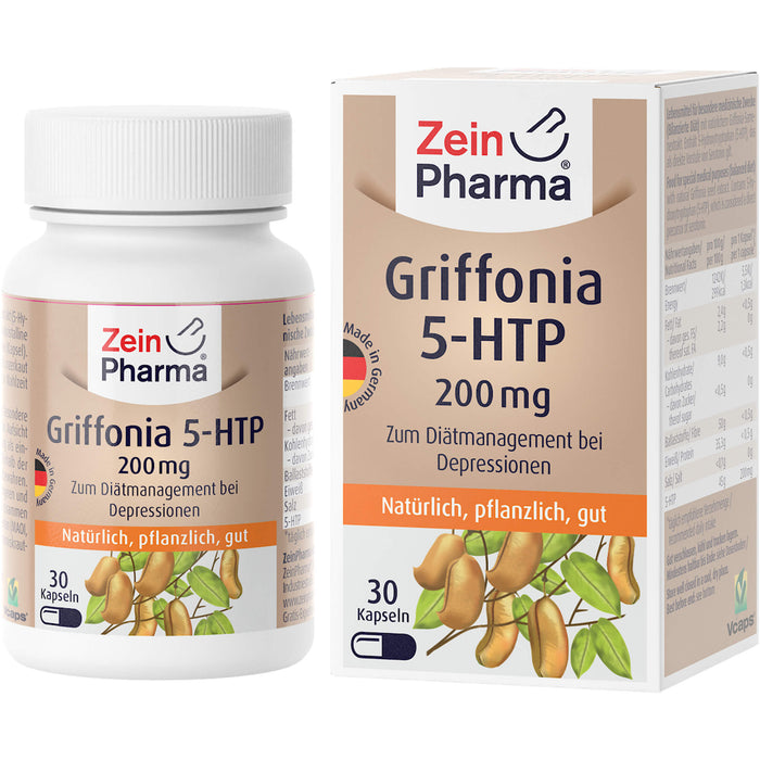 Zein Pharma Griffonia 5-HTP 200 mg Kapseln, 30 St. Kapseln