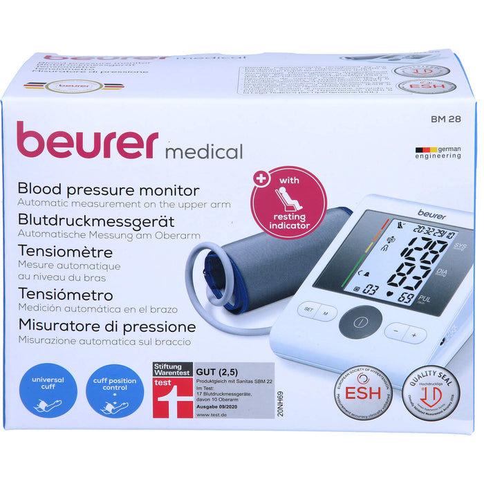 BEURER BM28 HSD Oberarm-Blutdruckmessgerät, 1 St 