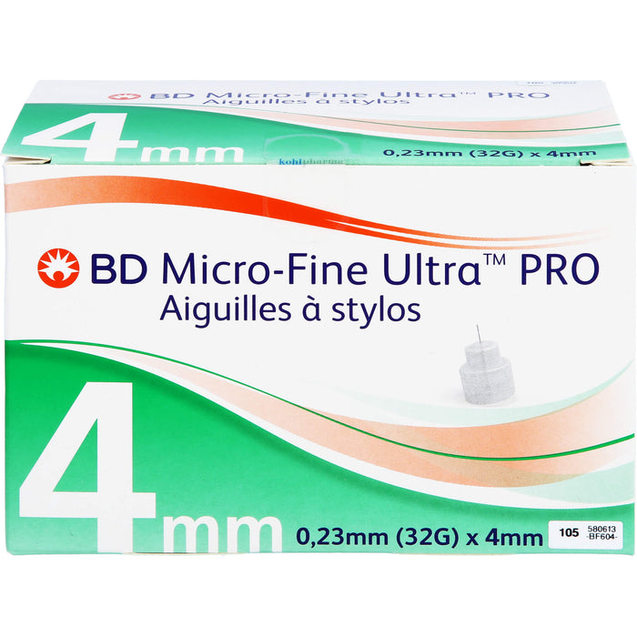BD Micro-Fine Ultra PRO Pen-Nadeln 4 mm 32 G, 105 St KAN