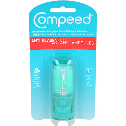 Compeed Anti-Blasen Stick schützt die Haut unsichtbar vor Wundscheuern, 1 St. Sticks