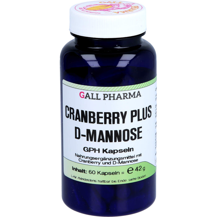 GALL PHARMA Cranberry plus D-Mannose Kapseln, 60 St. Kapseln
