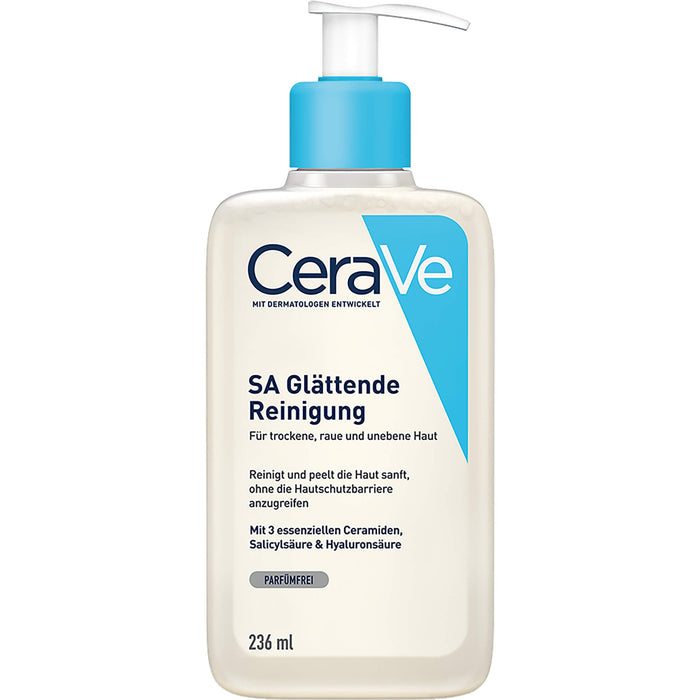 CeraVe SA glättende Reinigung für trockene, raue und unebene Haut, 236 ml Lotion