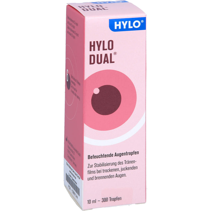 Hylo Dual befeuchtende Augentropfen, 10 ml Lösung