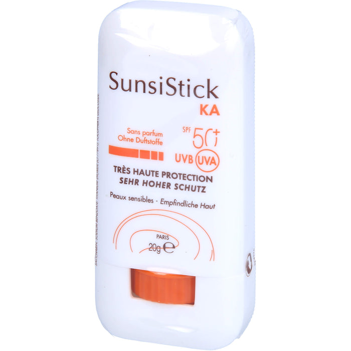 Avène SunsiStick KA SPF 50+ Sonnenschutz für überempfindliche, sonnengefährdete Haut, 20 g Stift
