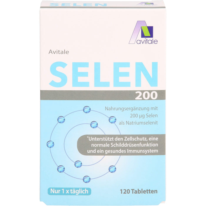 Avitale Selen 200 ug Tabletten unterstützt den Zellschutz, 120 St. Tabletten