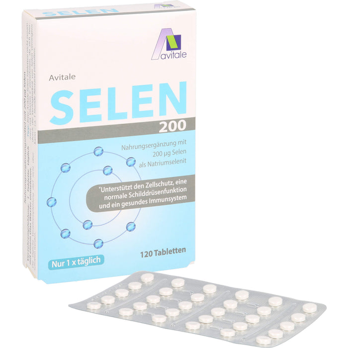 Avitale Selen 200 ug Tabletten unterstützt den Zellschutz, 120 St. Tabletten
