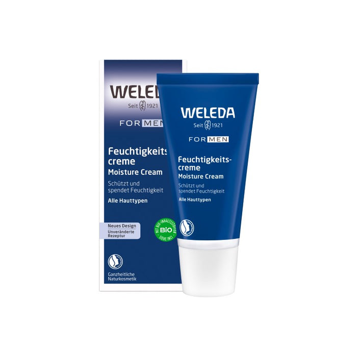 WELEDA For Men Feuchtigkeitscreme schützt und spendet Feuchtigkeit, 30 ml Creme