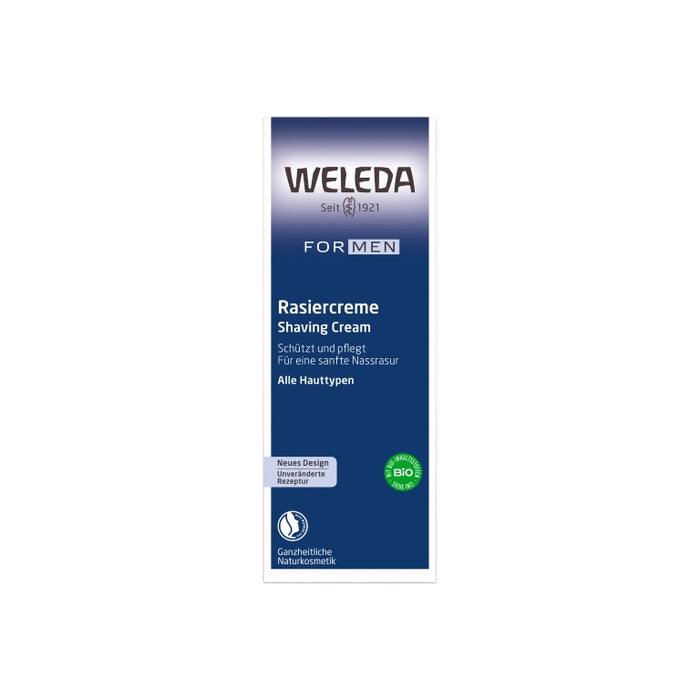 WELEDA For Men Rasiercreme schützt und pflegt, 75 ml Creme