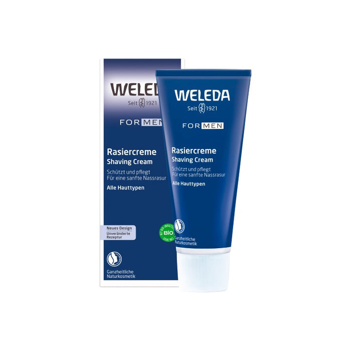 WELEDA For Men Rasiercreme schützt und pflegt, 75 ml Creme