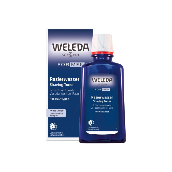 WELEDA For Men Rasierwasser revitalisiert die Haut, 100 ml Lösung