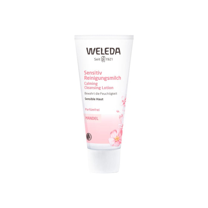 WELEDA Sensitiv Reinigungsmilch Mandel für sensible Haut, 75 ml Lotion