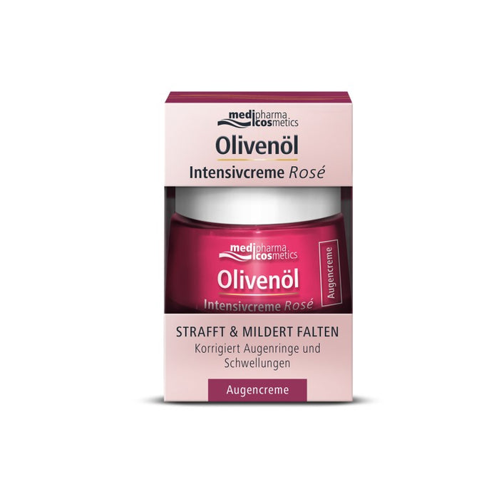 Olivenöl Intensivcreme Rose Augencreme, 15 ml AUC