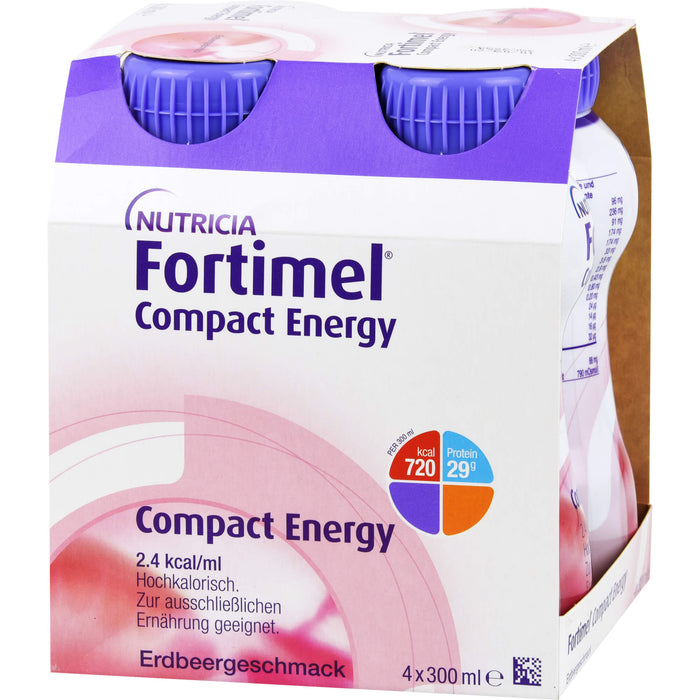 Fortimel Compact Energy Trinknahrung Erdbeere, 1200 ml Lösung