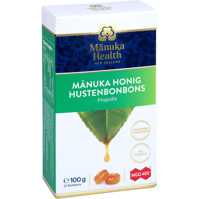 Manuka Health MGO 400+ Propolis Lutschbonbons, 100 g BON