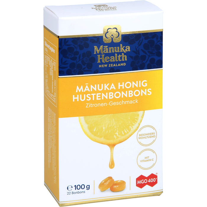 Manuka Health MGO 400+ Zitronen Lutschbonbons, 100 g BON