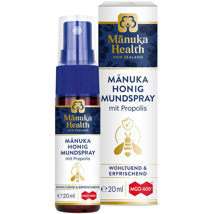 Manuka Health MGO 400+ Manuka & Propolis Mundspray, 20 ml SPR