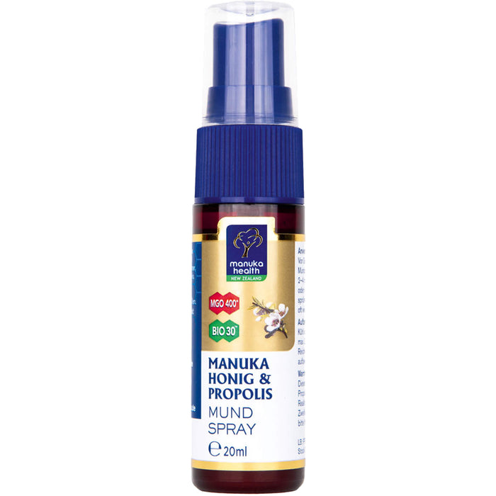 Manuka Health MGO 400+ Manuka & Propolis Mundspray, 20 ml Lösung