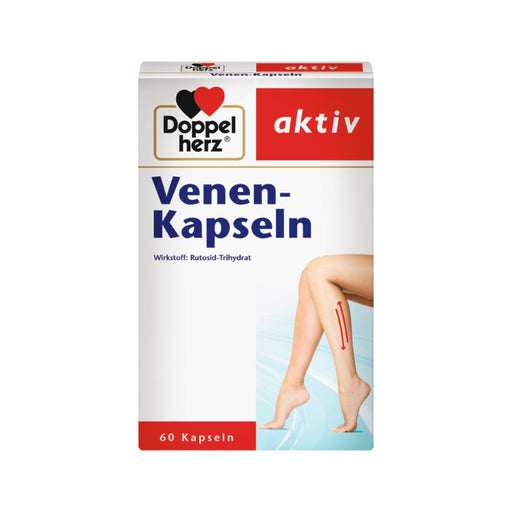 Doppelherz aktiv Venen-Kapseln zur Besserung von Beinbeschwerden, 60 St. Kapseln