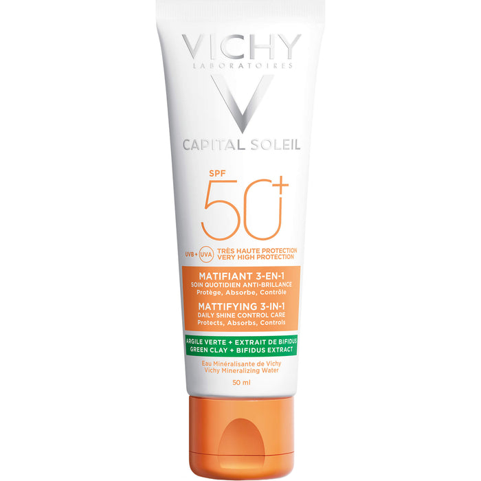 VICHY Capital Soleil 3-in-1 mattierende Sonnenpflege LSF 50+, 50 ml Creme