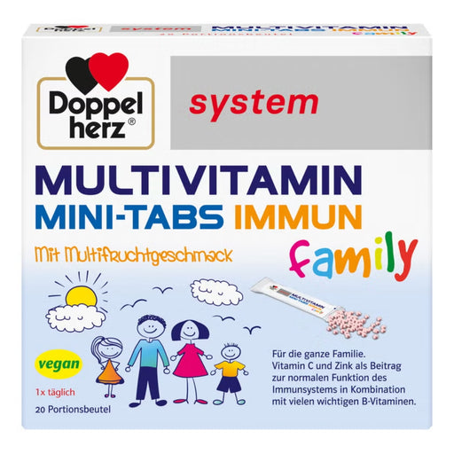 Doppelherz System Multivitamin Mini-Tabs Family, 20 St. Beutel