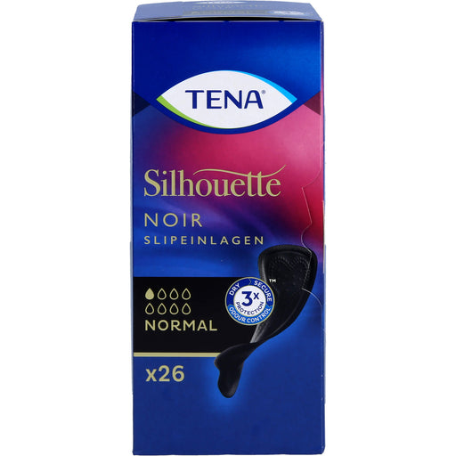 TENA Silhouette Normal Noir Inkontinenz Slipeinlage, 26 St. Einlagen