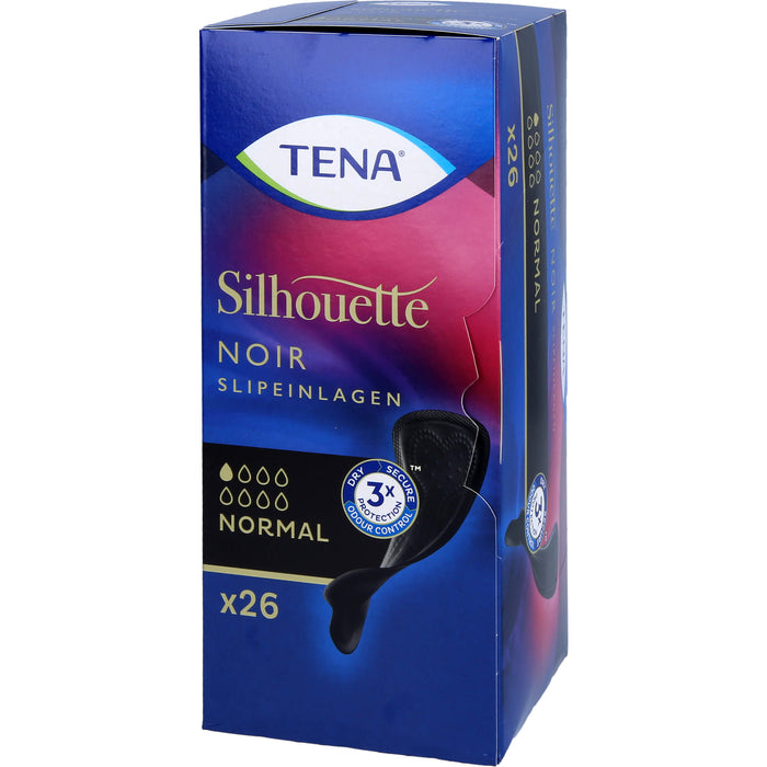 TENA Silhouette Normal Noir Inkontinenz Slipeinlage, 26 St. Einlagen