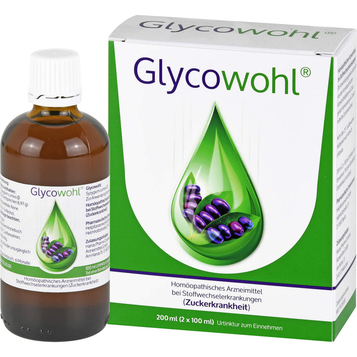 Glycowohl Urtinktur bei Stoffwechselerkrankungen, 100 ml Lösung
