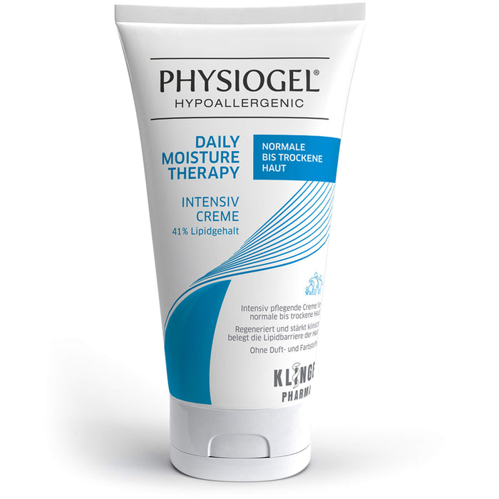 PHYSIOGEL Daily Moisture Therapy Intensiv Creme für normale bis trockene Haut, 150 ml Creme