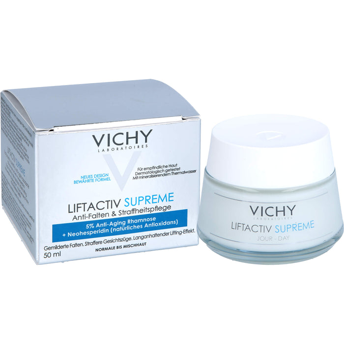VICHY Liftactiv Hyaluron Anti-Falten & Straffheit Creme für normale bis Mischhaut, 50 ml Creme