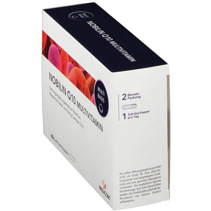 MEDICOM Nobilin Q10 Multivitamin Soft-Gel-Kapseln, 60 St. Kapseln