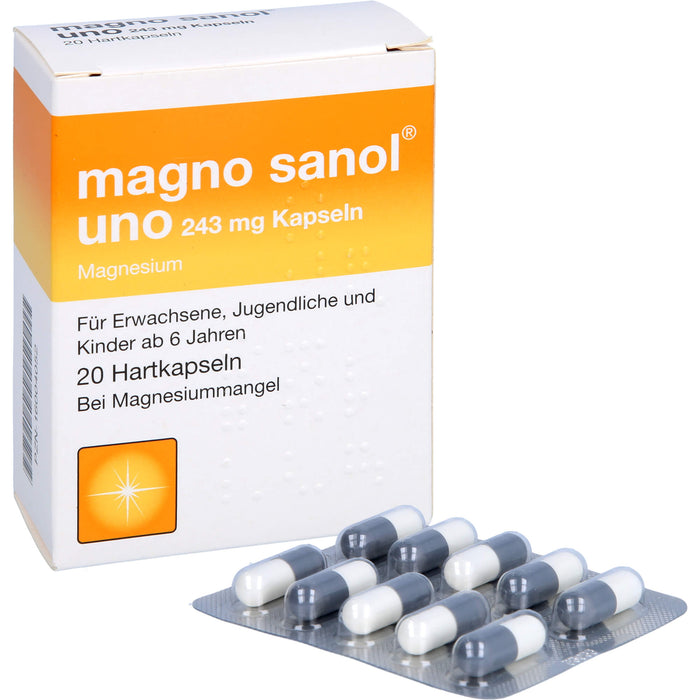 Magno Sanol uno 243 mg Kapseln, 20 St. Kapseln