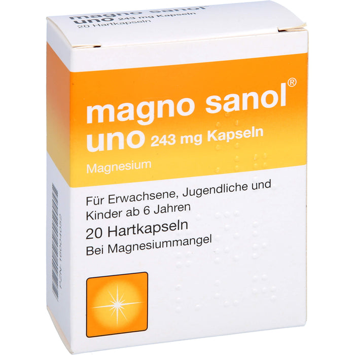 Magno Sanol uno 243 mg Kapseln, 20 St. Kapseln