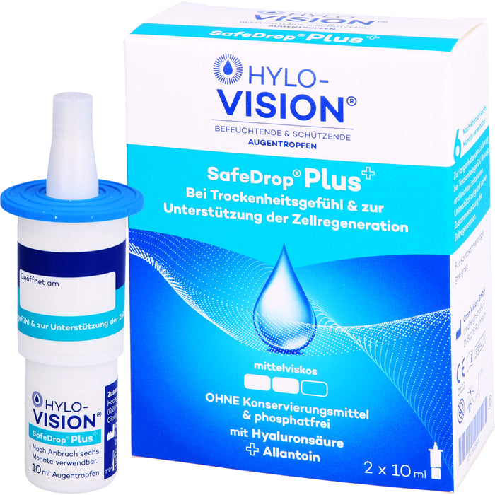 Hylo-Vision® SafeDrop® Plus, 2X10 ml ATR