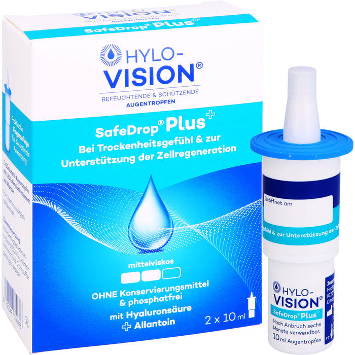 Hylo-Vision® SafeDrop® Plus, 2X10 ml ATR