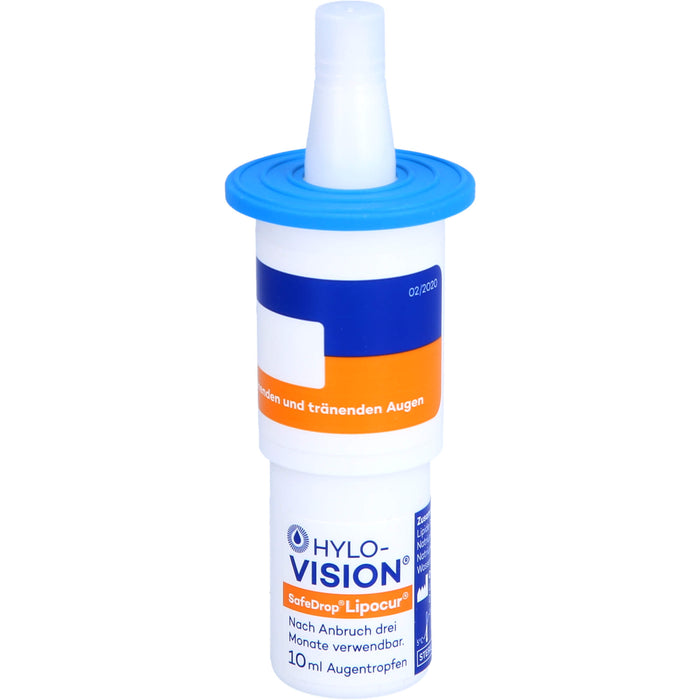 Hylo-Vision SafeDrop Lipocur Augentropfen bei Trockenheitsgefühl,  brennenden und tränenden Augen, 20 ml Lösung